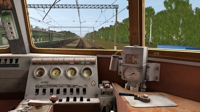 Trainz19:  ЭР2-686, рейс №710, Яганово — Сандарово, 1970 год