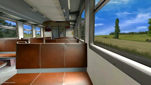 Поездка на ЭД9М-0034 в Trainz 12 смотреть онлайн