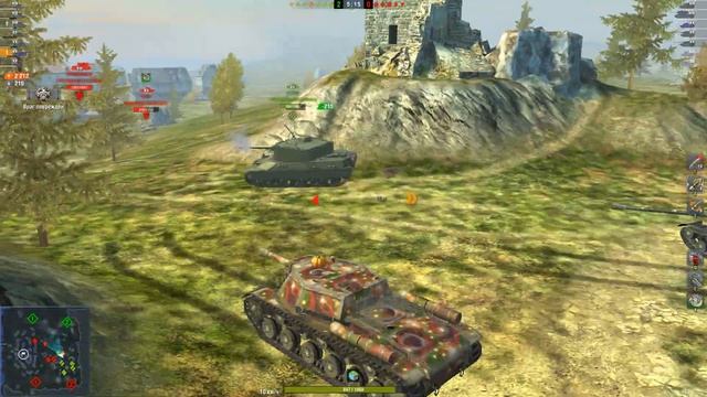 World of Tanks BLITZ (Бой на СУ-152) смотреть онлайн