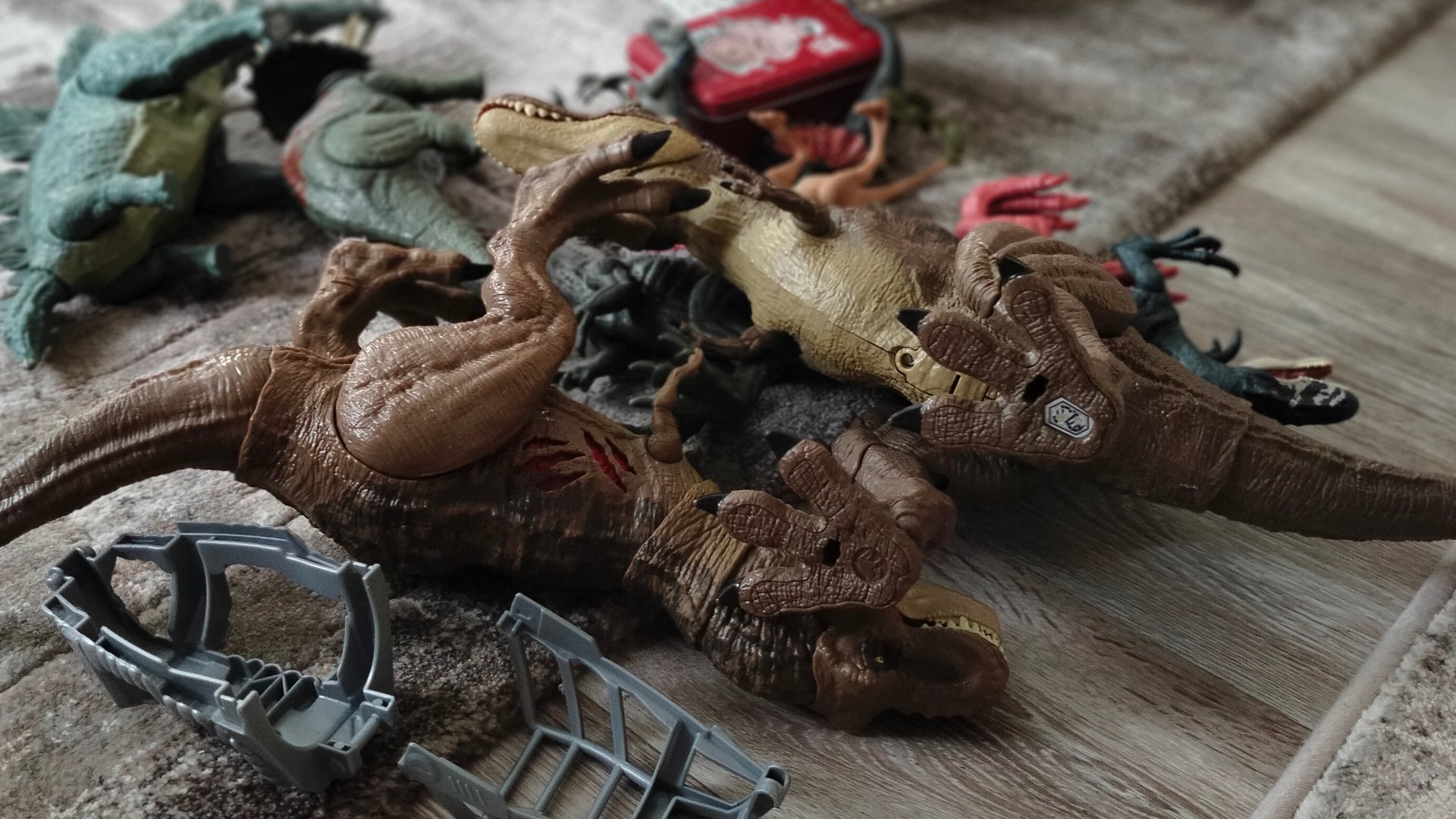 моя коллекция Jurassic World Matel