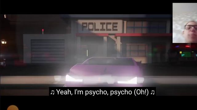 Реакция на видео  фиолетовая девушка .музыкальная Ани?