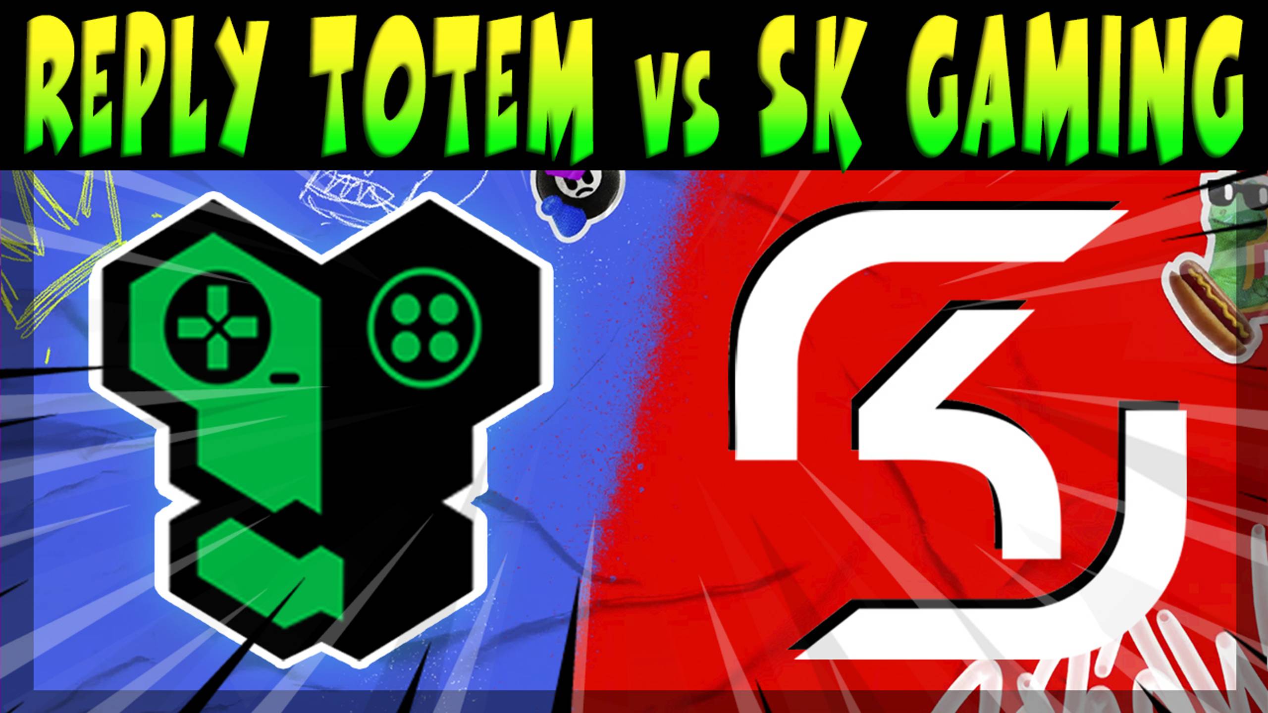 EL CLASICO - ИЮНЬСКИЕ ЕЖЕМЕСЯЧНЫЕ ОТБОРЫ ФИНАЛ ВЕРХНЕЙ СЕТКИ, REPLY TOTEM Vs SK GAMING #brawlstars