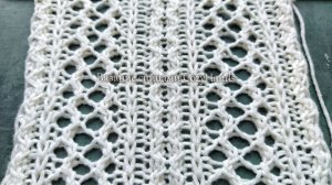 Комбинированный ажурный узор спицами 💥 Простое, но эффектное сочетание классических узоров