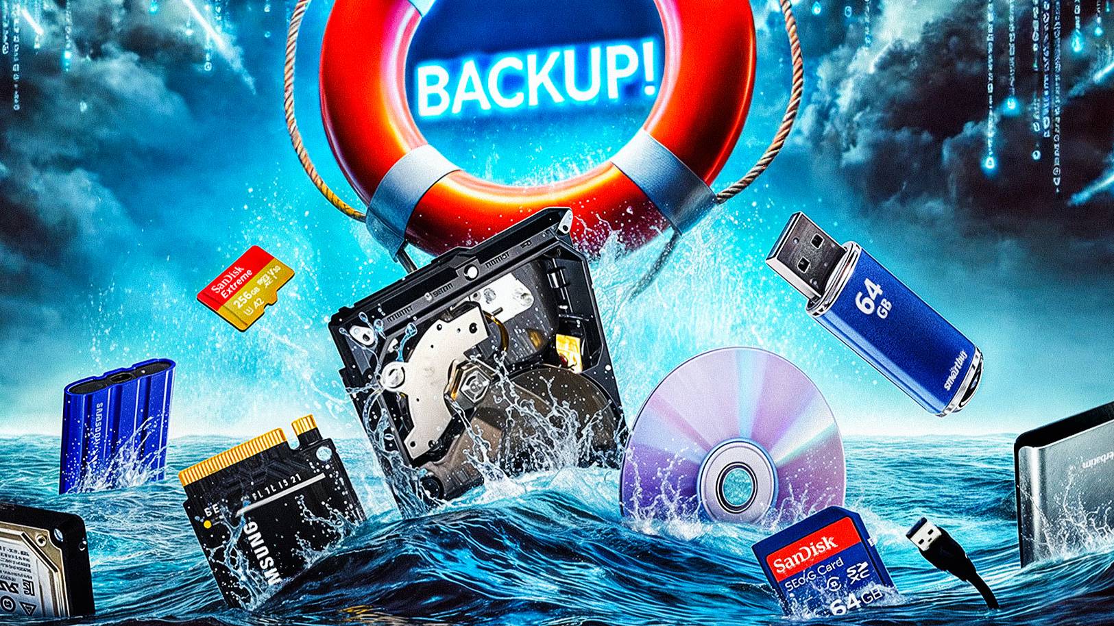 HDD, SSD, флешка, SD-карта, компакт-диск | На чём лучше хранить информацию? смотреть онлайн