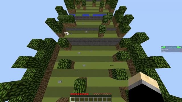 Курица под вагонеткой - Crossy road. Мини игры в Minecraft, #3 смотреть онлайн