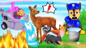 ПОЖАР В ЛЕСУ!  Щенячий Патруль спешит на помощь - Видео для детей