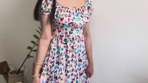 Построение выкройки летнего платья на ткани