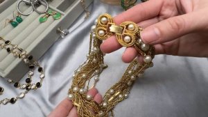 10. РАСПАКОВКА Винтажной бижутерии Monet, Sarah Coventry, JJ и др.