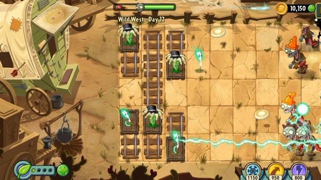 прохождение растения против зомби 2 дикий запад#12