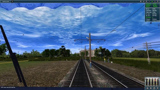 Trainz simulator 12 поездка на трамвае.