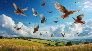 Летают птицы