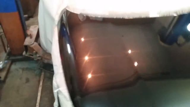 ВАЗ 2110 Покраска передней части окончена . смотреть онлайн