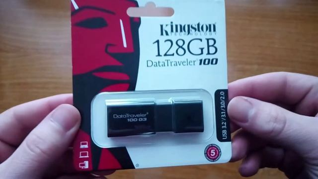 Розпакування Kingston DataTraveler 100 G3 128GB з ROZETKA