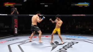 Брюс ли vs Магомед Анкалаев Жесткий Бой / UFC 4