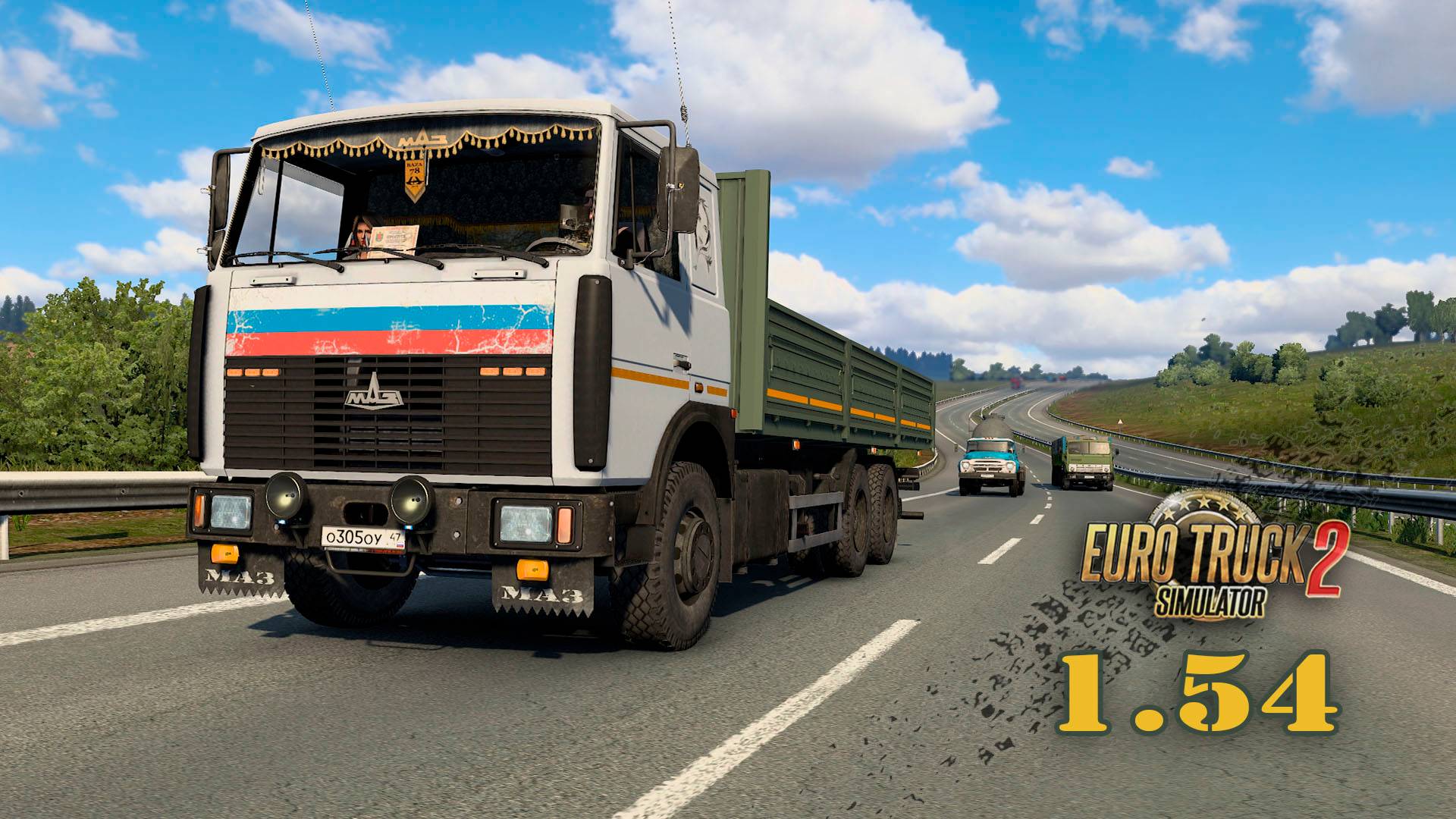 Это же МАЗ 6303 * Euro Truck Simulator 2 v1.54 смотреть онлайн