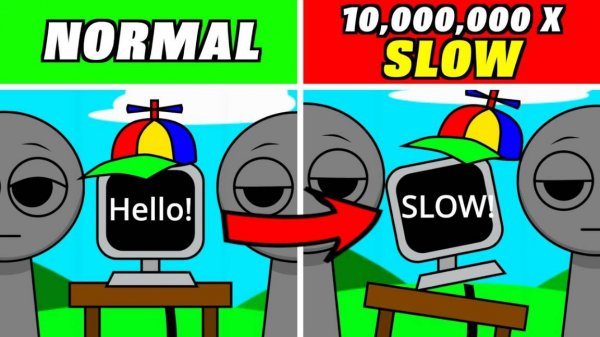 INCREDIBOX SPRUNKI 🐌 | 10,000,000X SLOW! ⏳🌀 МЕДЛЕННЕЕ ВСЕГО!