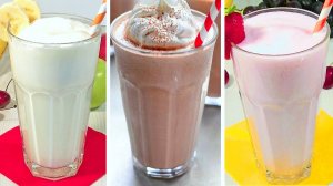 МОЛОЧНЫЕ КОКТЕЙЛИ – Ванильный, Клубничный, Шоколадный.