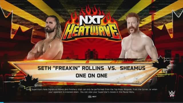 WWE 2K25 PC 08 SETH "FREAKIN" ROLLINS Vs SHEAMUS