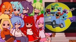 (простите за качество)реакция smiling critters из poppy playtime на т