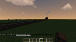 Паровоз серии Эу в Minecraft версии 1.0( собран из паровоза а