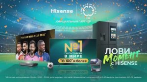 Жаркое футбольное лето вместе с Hisense!
