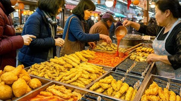 Корейская уличная еда