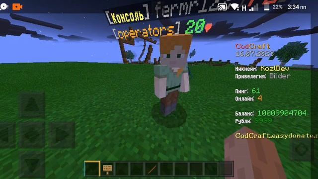 ИНФОРМАЦИЯ | СОЗДАНИЕ СЕРВЕРА | ПРОЕКТ MineVast | 70 RUB донат смотреть онлайн