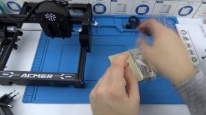 Лазерный гравер ACMER S1 3,5W мини станок для лазерной гравировки по дереву, стеклу, керамики резки