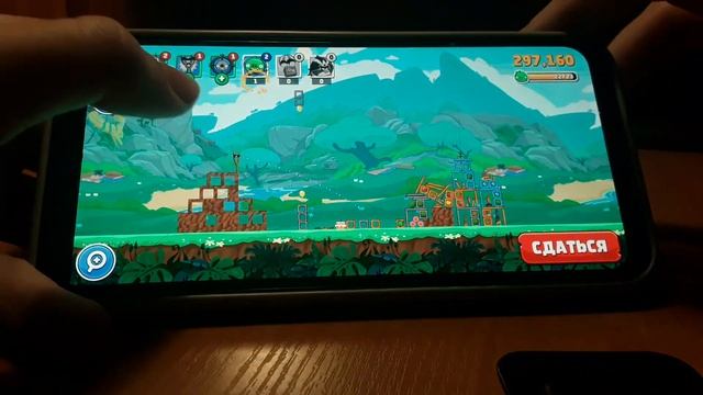 Играю в игру Angry birds friends. Пройденные уровни (52-60). смотреть онлайн