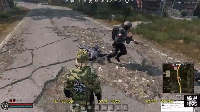 DAY Z Выживаю на RaccoonCity/PVE STALKER День 3