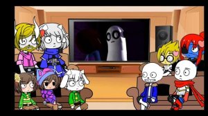 Реакция персонажей Андертейл на "Реалистичный Андерт?