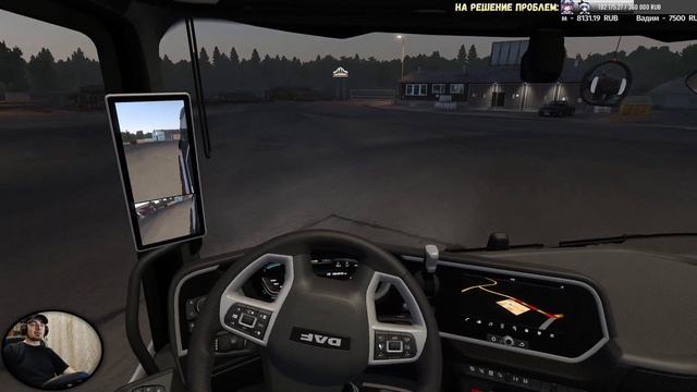 ETS2 - Difficulty: Hard - Зарабатываю! (Moza R5, Track IR5) смотреть онлайн