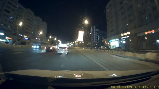 Ночная съемка NAVITEL R250 DUAL