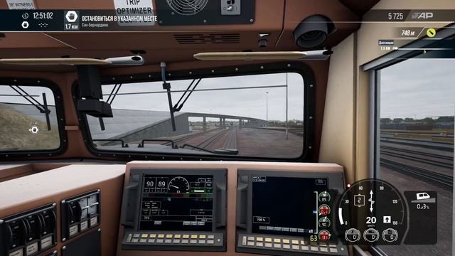 TSW 5. Перевал Кахон. Прибытие в Лос Анжелес с неисправны смотреть онлайн