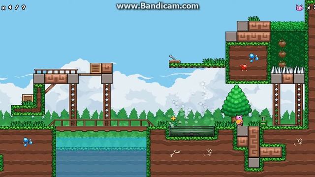 Прохождение Squishy The Suicidal Pig #2 (Очень короткий уровень)