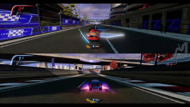 Cars 3 (Xbox 360) - Игра в команде со спонсором - Молния Маккуи?
