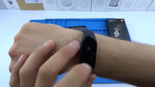 Xiaomi band 7 фитнес браслет Xiaomi Smart Band 7 CH китайская версия купить с Алиэкспресс распаковка смотреть онлайн