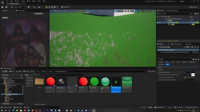UE 5 - оптимизация мелкой растительности, контактные те?