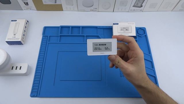 Aqara TVOC AAQS-S01 монитор качества воздуха и датчик температуры и влажности для умного дома обзор смотреть онлайн