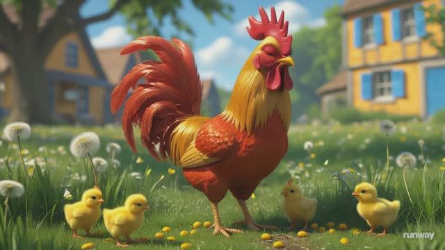 Детский мультик Петушок-золотой гребешок_ – Добрая песня про ферму 🎶 смотреть онлайн