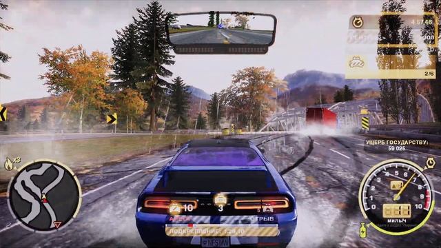 играю Nfs Most Wanted Remastered на руле