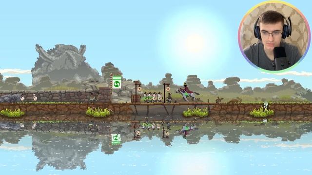 Kingdom Two Crowns #2 - Спокойное прохождение второго острова! смотреть онлайн