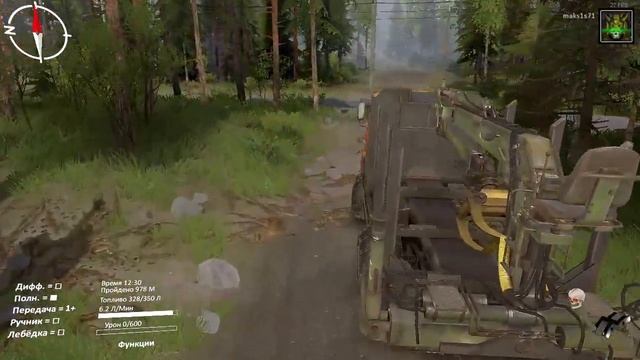 ***SpinTires***Карта***Лесные Тропы***Серия 1.Автор***SERJ.46. смотреть онлайн