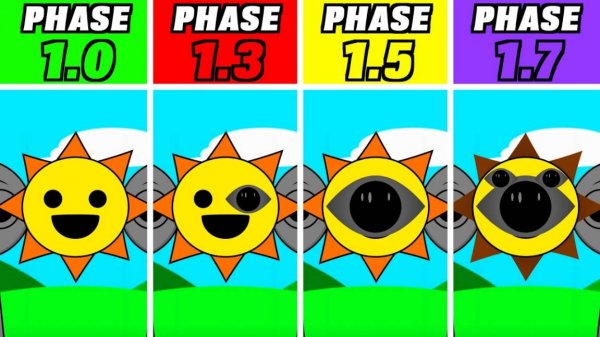 INCREDIBOX SPRUNKI 🔄 | ФАЗЫ 1.3 vs 1.5 vs 1.7! 💢🌀 ХАОС-ВЕРСИИ!