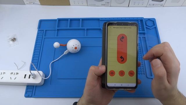 Интерактивная игрушка для кошек умный мяч Xiaomi с дистанционным управлением по Bluetooth MRP01-1 смотреть онлайн