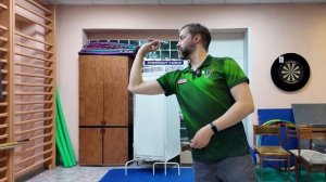 Горбунов - базовая техника дартс, тренировка в поле, морской бой.