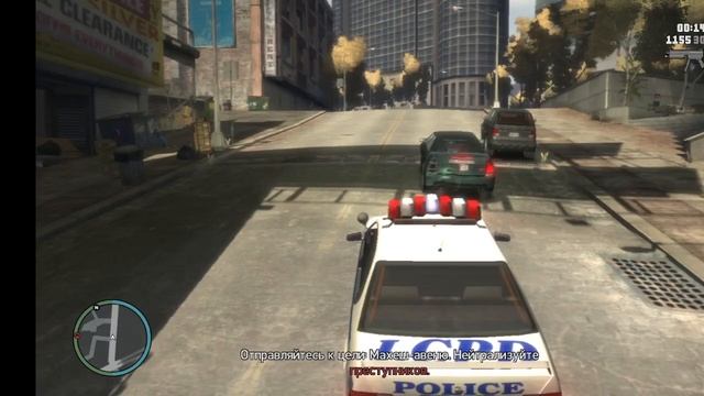 Grand Theft Auto IV миссия полицейского на полицейском машине смотреть онлайн
