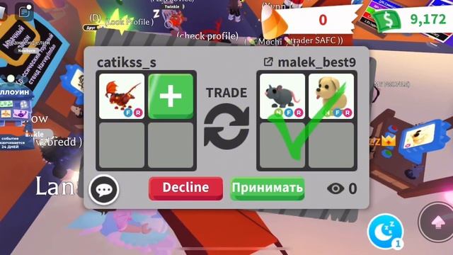 ТРЕЙДЫ НА ФР ЛАВА ДРАКОНА В АДОПТ МИ.TRADE FR LAVA DRAGON