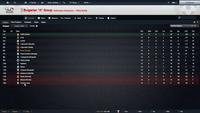 Football Manager 12 - Епизод 8 ( Алекс )