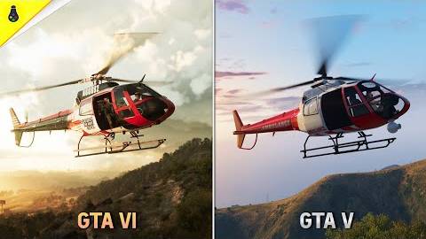 GTA 6 Vs GTA 5 - Сравнение деталей и физики ч.2 (GameLight)